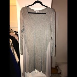 Gray t shirt dress